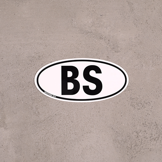 Aufkleber BS Autoaufkleber