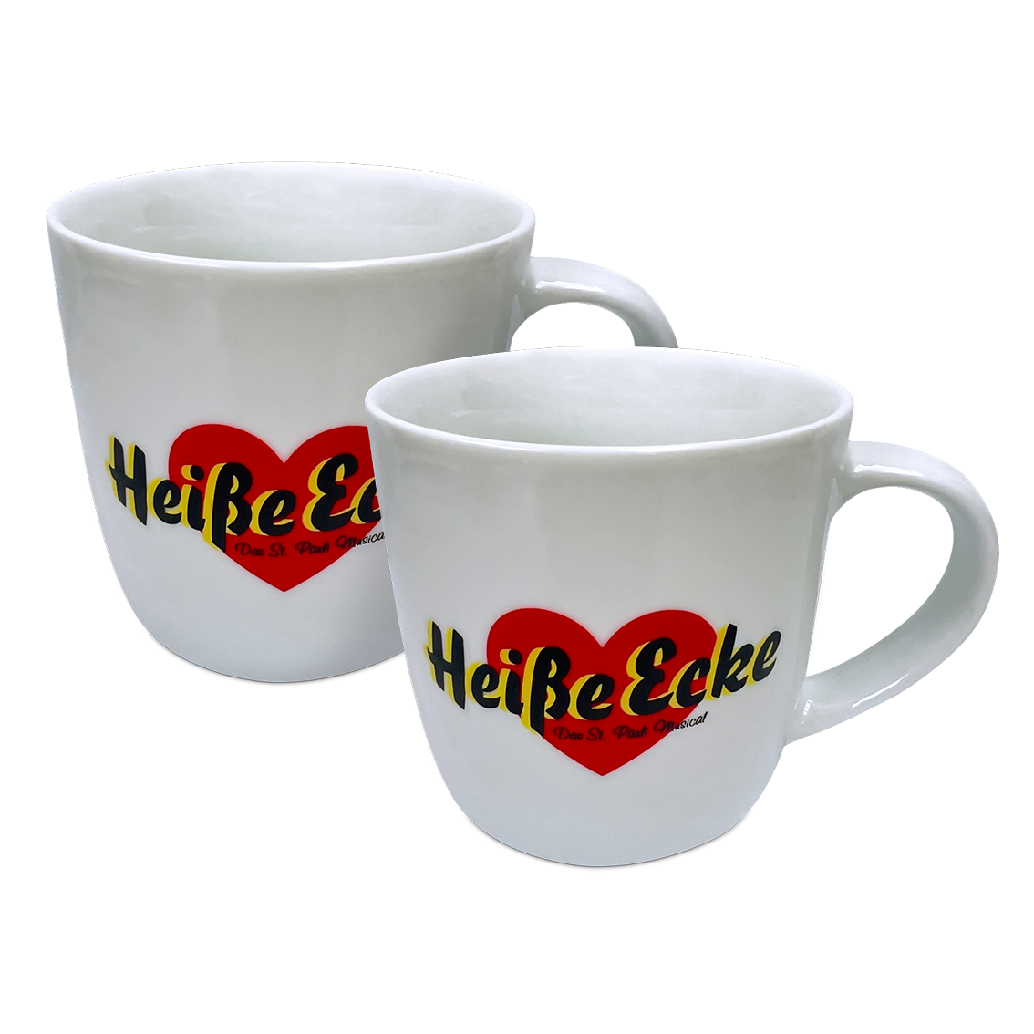 Tassen-Set mit Herz