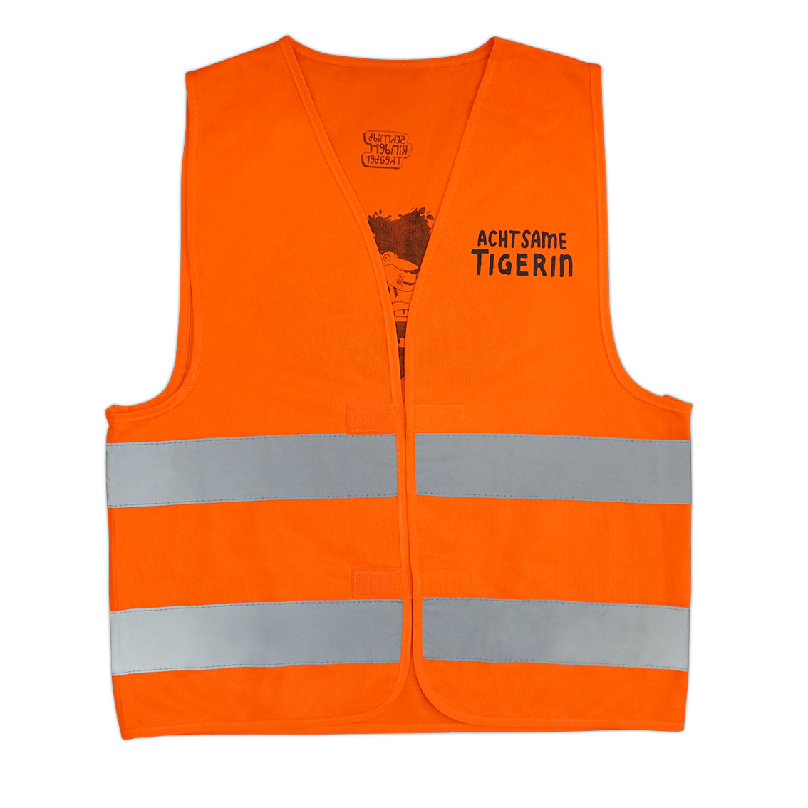 Warnweste "Achtsame Tigerin"