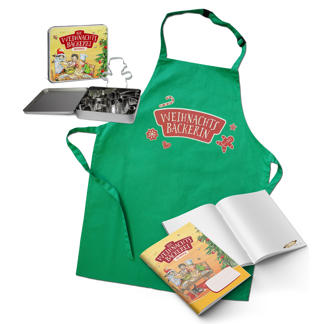 &bdquo;Die Weihnachtsb&auml;ckerei&ldquo; B&auml;ckerin-Set